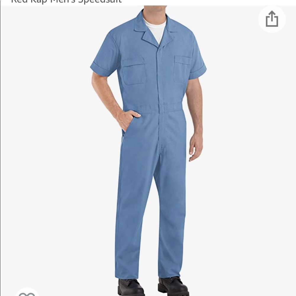 Men’s Red Kap Speedsuit Blue